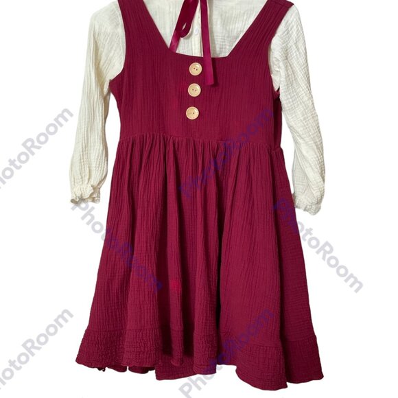 Kid's Dress, 5-7 Years (Approx.), Multi Color, Preloved in Excellent Condition - Picture 7 of 10